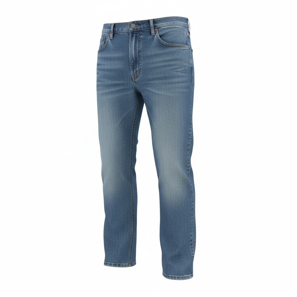 Levi's 505 Regular Fit Jeans Men's 40x29.5 Medium Wash Blue Straight Leg‎ Denim